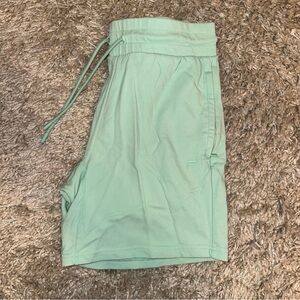 Teal/mint fabletics shorts